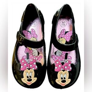Disney Minnie Mouse Jelly shoes size 7/8 toddler